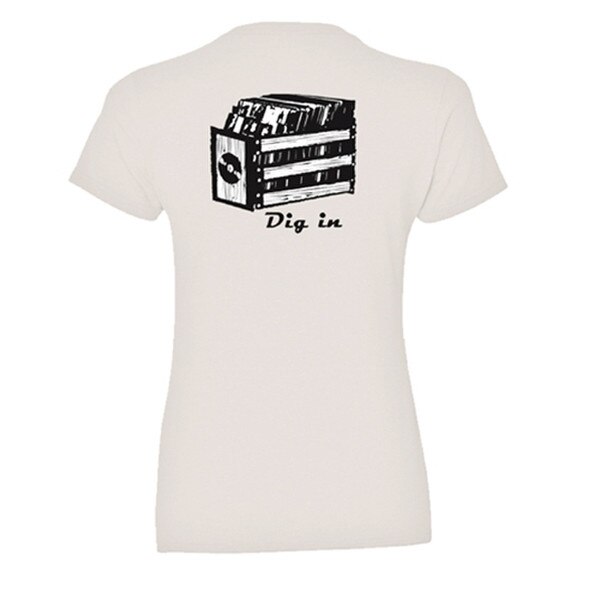Natural Cotton T-Shirt - Record Cra